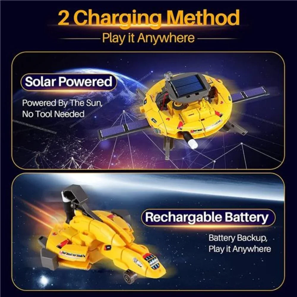 120Pcs Educational Project Building Experiments Robots Solar Space for‎ Kids